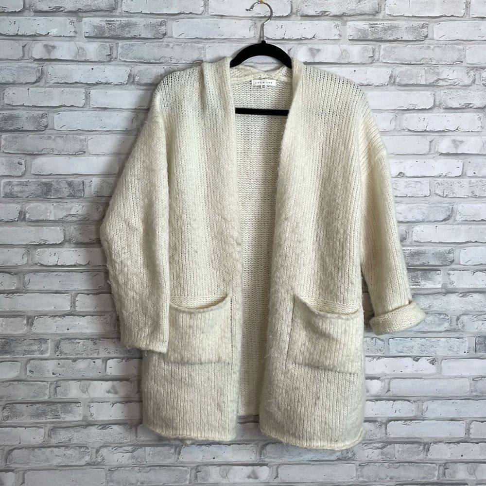 Little Lies Oversized Open Sweater
